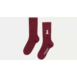 Socken mit Logo-Print Rot 39-42
