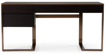 Modrest Modern Fauna Wenge and Rosegold Desk