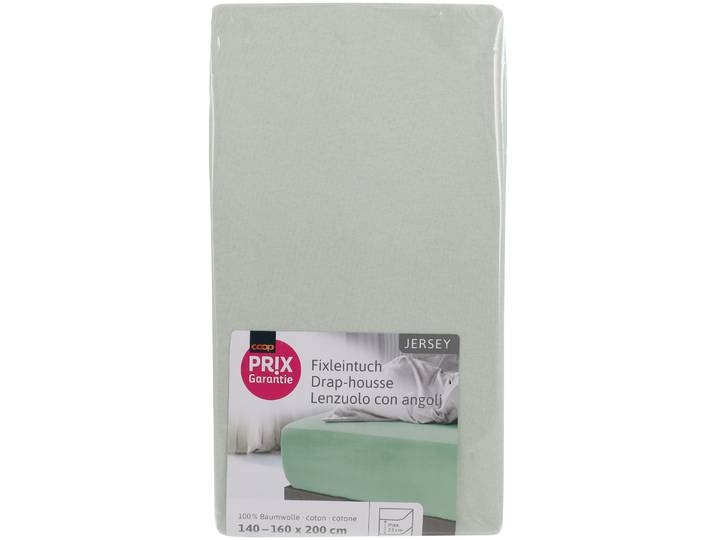 Prix Garantie Fixleintuch Jersey linde 160x200cm