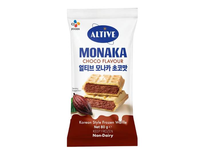 ALTIVE Monaka Gaufrette glacée saveur chocolat 80 g