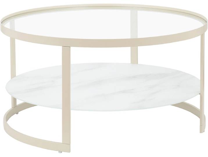 Couchtish HELENE 80x80x42cm weiss