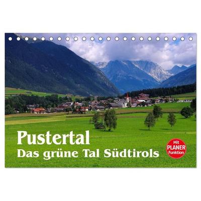 Pustertal - Das grüne Tal Südtirols (Tischkalender 2026 DIN A5 quer), CALVENDO Monatskalender