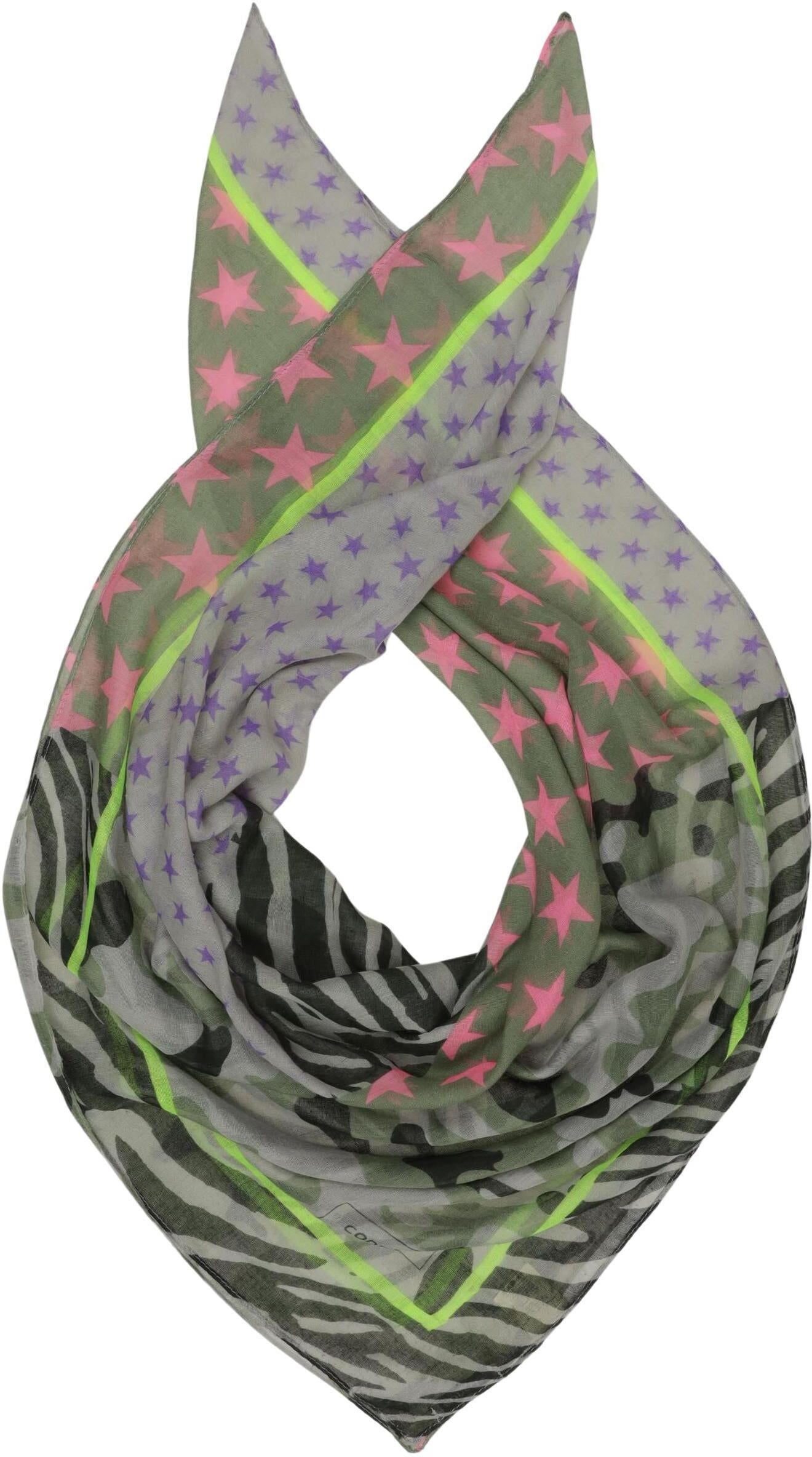Codello Damen Schal oder Tuch, Neon, Synthetik - Second Hand