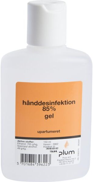 Plum Hånddesinfektion 85%   Gel   150 Ml