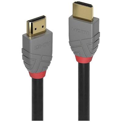 LINDY Anschlusskabel HDMI-A Stecker, HDMI-A Stecker 0.30 m Schwarz 36960 HDMI-Kabel