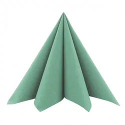 MANK Airlaid Serviette Eukalyptus, 40 x 40 cm, 50 Stück