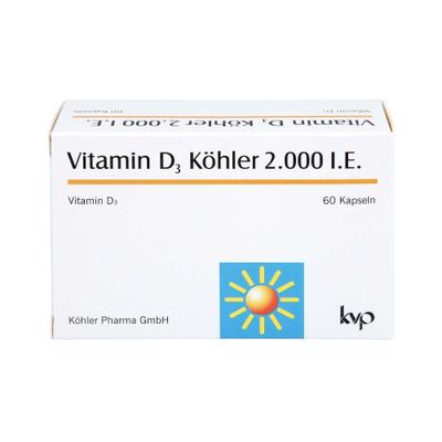 Vitamin D3 Köhler 2.000 I.e. Kapseln 60 St