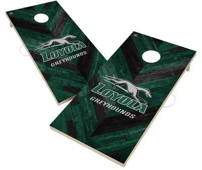Skip's Garage Loyola Maryland Greyhounds Cornhole Board Set