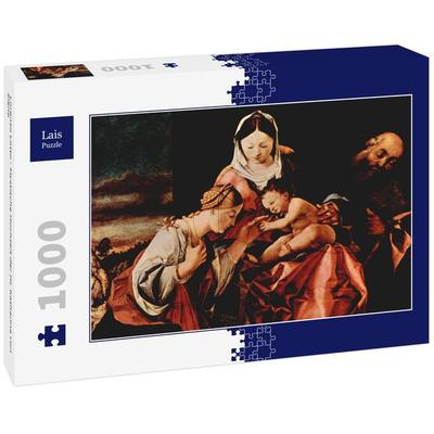 Lais Puzzle Lorenzo Lotto - Mystische Hochzeit der Hl. Katharina von Siena 1000 Teile