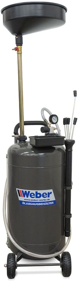 Weber Ölauffangwagen mit Absauger 85 l