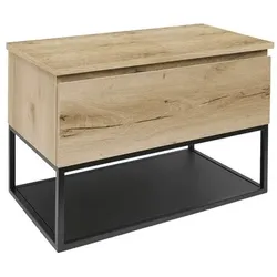 Badezimmerschrank mit Abdeckung SAT B-Way Eiche matt BWAY80OAKDESK