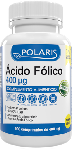 Polaris Folic Acid 400 mcg 100 Tablets