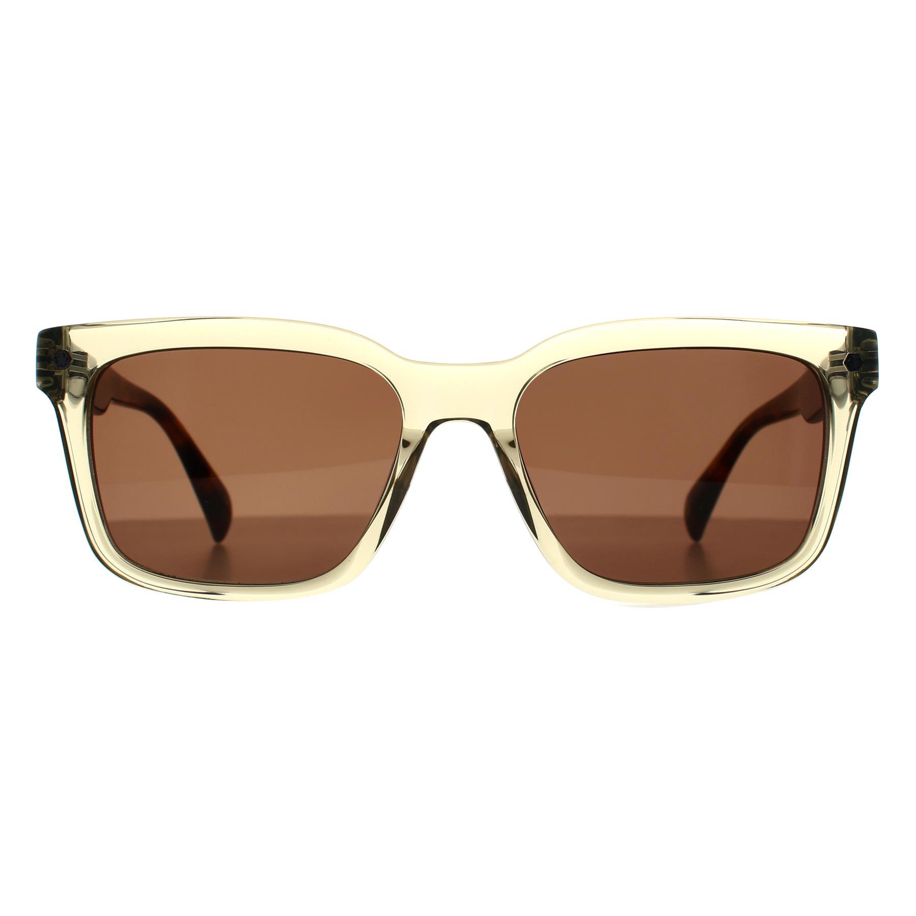 Ted Baker Square Heren Kristal Grijs Bruin TB1696 George