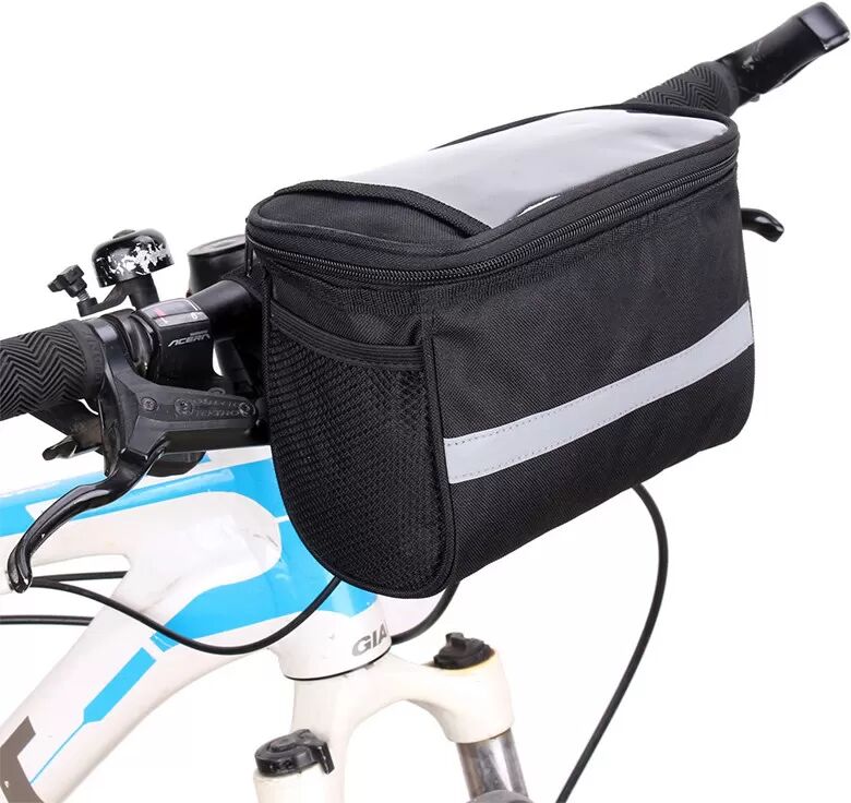 INF Sacoche de guidon de vélo de 22 pouces, sacoche avant de vélo étanche