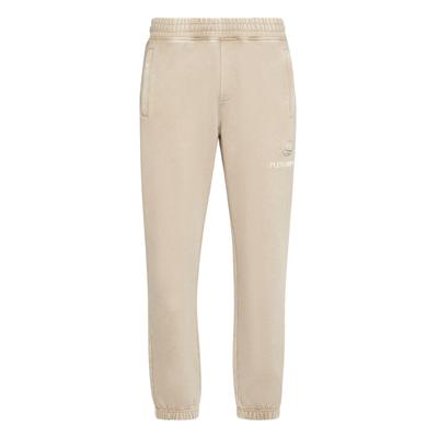 Jogginghose PLEIN SPORT "Jogginghose", Herren, Gr. M, US-Größen, beige (06, beige), Obermaterial: 100% Baumwolle, Hosen Jogginghose