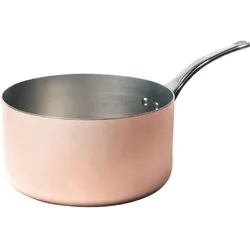 de Buyer Inocuivre Stielkasserolle, Pfanne + Kochtopf, Silber, Kupfer