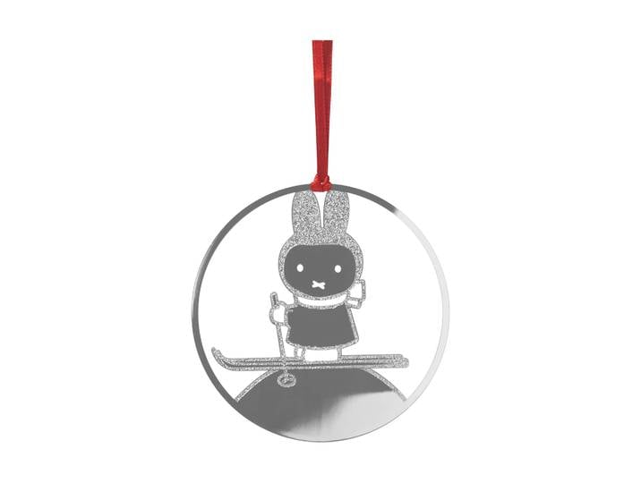 Pluto Design Suspension décorative d hiver Miffy Argent'