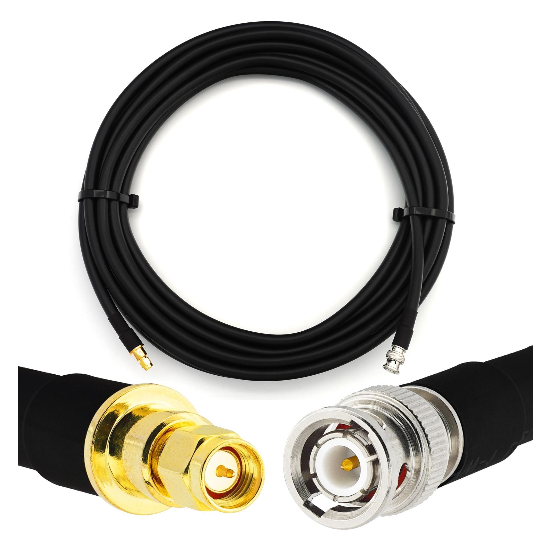 Rangeful BNC Male to SMA Male 7m RG213U Coaxial Cable (RG213U-BNCM-SM-7)