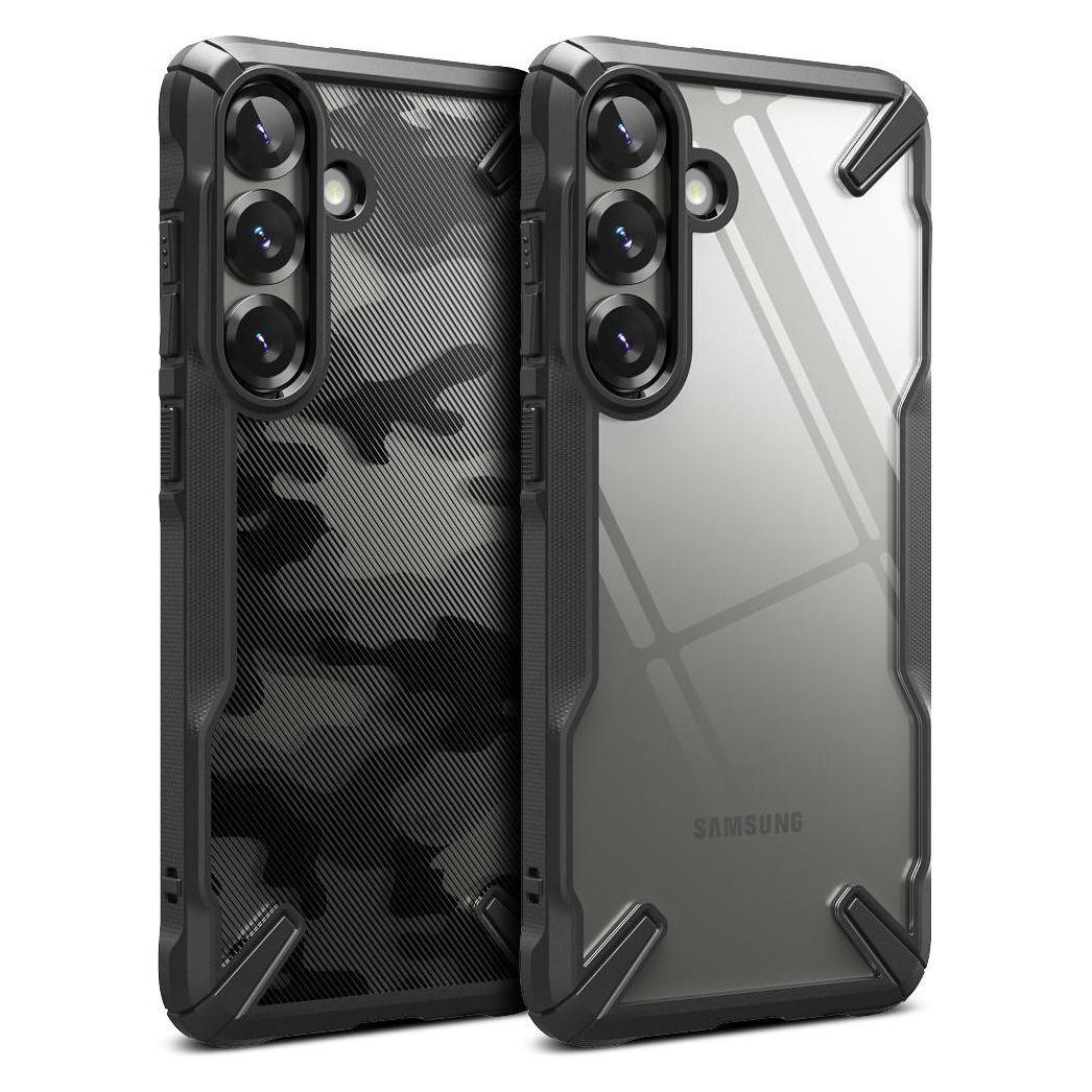 Ringke Fusion X Case for Samsung Galaxy S25+ - Black Camo (Samsung Galaxy S25+) (27057-0)
