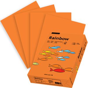 Papyrus Kopierpapier Rainbow 88042436, A4, 120g/qm, orange, 250 Blatt
