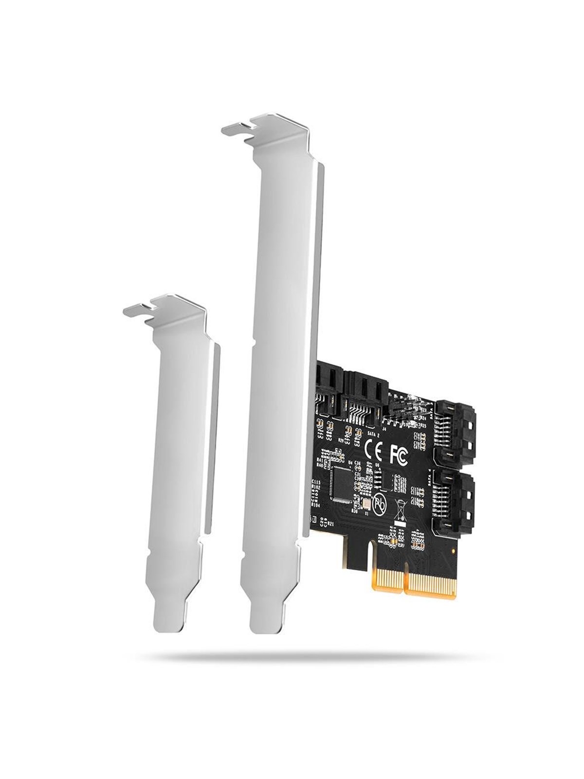 AXAGON 4 × interner SATA 6G-Port-PCIe-Controller
