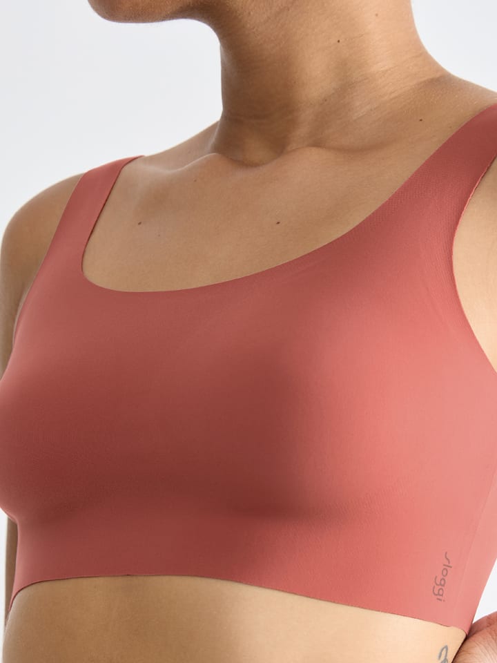 Sloggi Bustier "Zero Feel" in Koralle - L