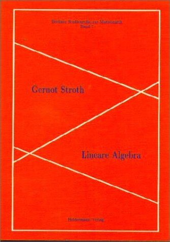 G. Stroth - Lineare Algebra - Preis vom 30.09.2026 09:01:18 h
