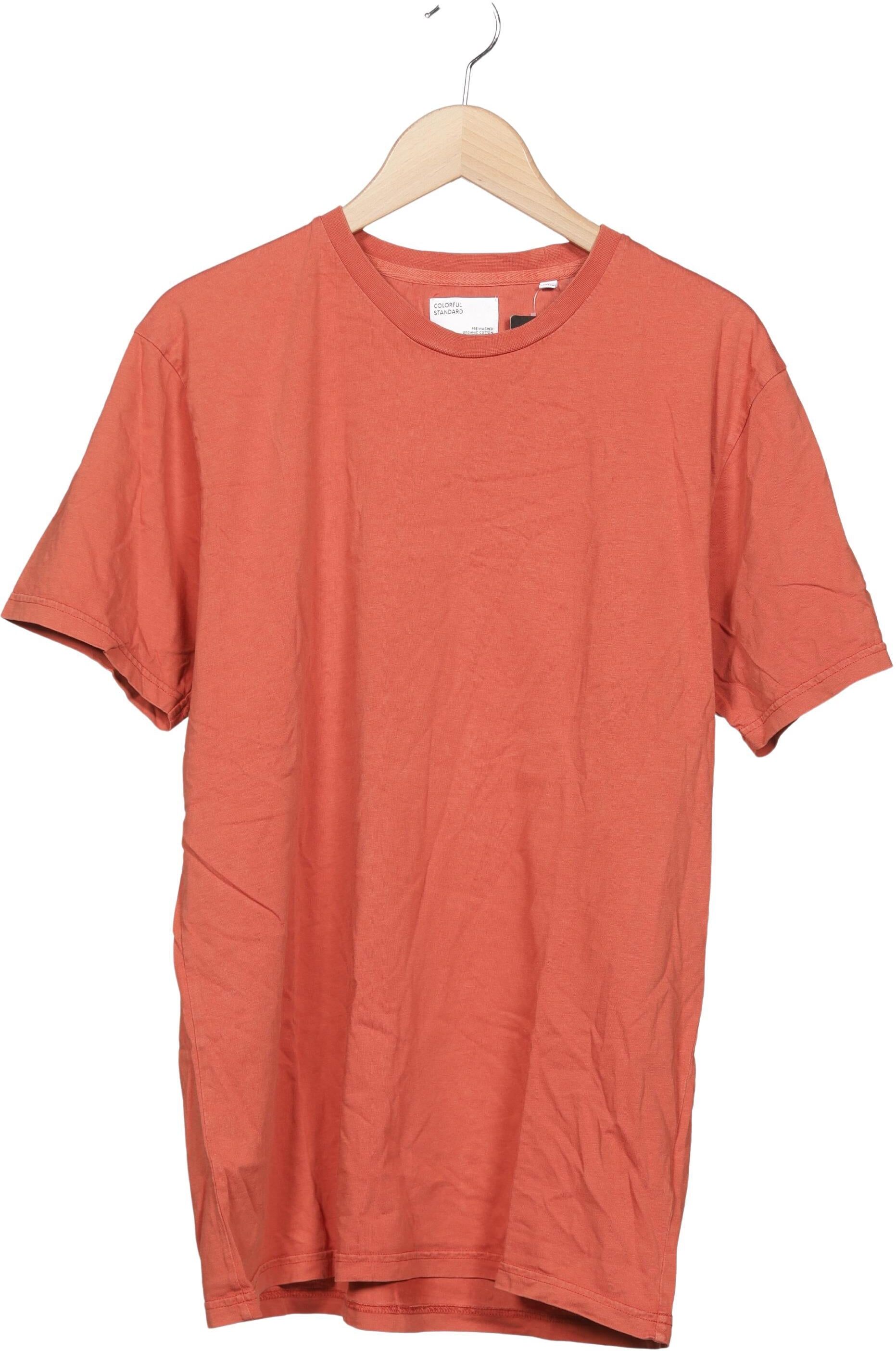 Colorful Standard Herren T-Shirt, Orange, Gr. L, Baumwolle - Second Hand