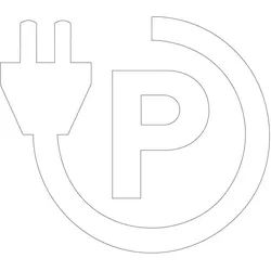 Moravia, Garagenausstattung, PROLine Thermo Bodenmarkierung Symbol "Parkplatz Elektro-Auto"