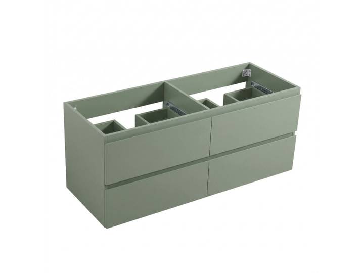 Meuble sous vasque suspendu 4 tiroirs 120cm