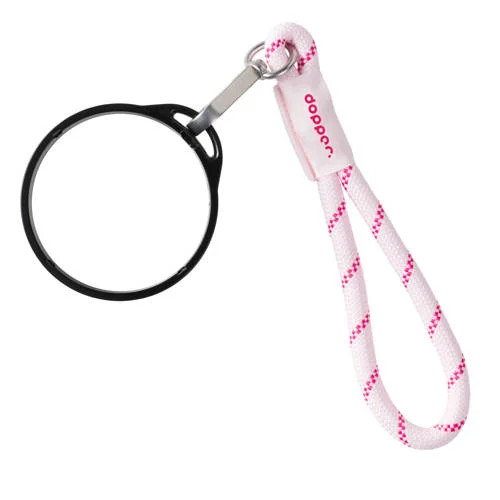 Dopper Wrist Cord Black Mug Ring Cherry Pink