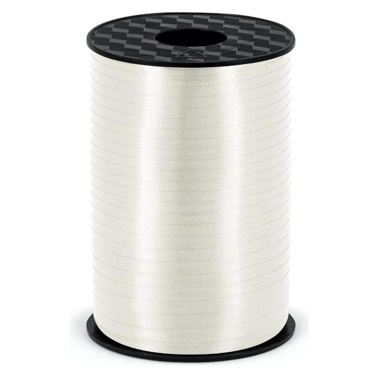 Partydeco Geschenkband Weiss 5mm (225m) (1x) (PRP5-008)