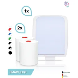 SET: Handtuchrollenspender Autocut, Blanc Cosmos verschied. Farben + 2 Handtuchrollen Smart ECO - PRODUKTSET