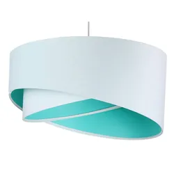 HÄNGELEUCHTE Türkis 50/23 cm
