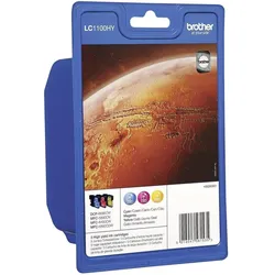 Brother, Druckerpatrone, LC-1100HY RAINBOWPACK C/M/Y (C, M, Y)
