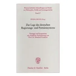 Zur Lage des deutschen Regierungs-, Sachbücher