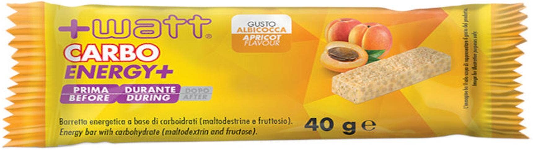 +WATT Carbo Energy+ 1 Barretta Da 40 Grammi 
