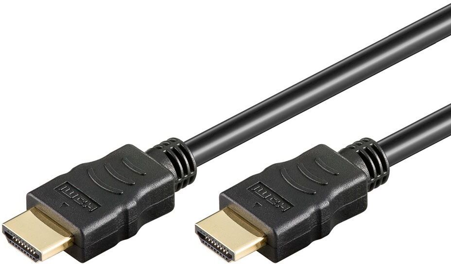 Goobay HDMI-Kabel - 2.0 - High Speed - Geeignet für 4K Ultra HD 2160p und 3D-Display - Verfügt über Ethernet - 3 Meter - Schwarz