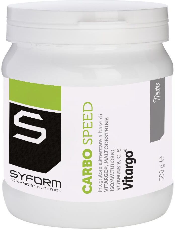 SYFORM Srl Syform Carbo Speed 500g - Integratore per Sportivi a Base di Carboidrati