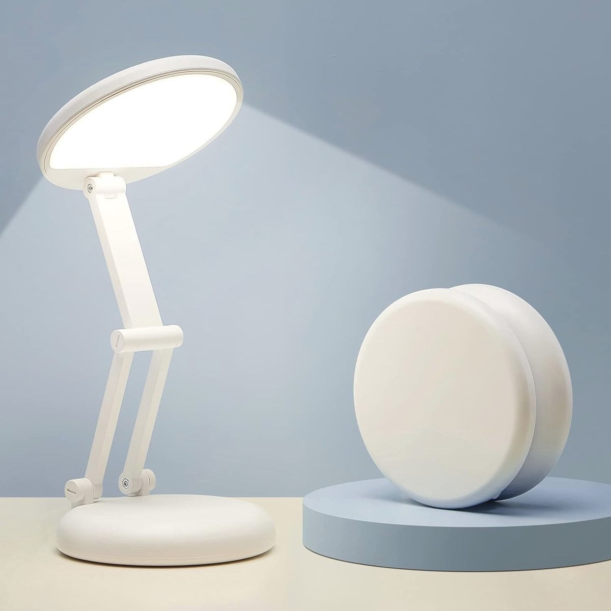 Dimbare LED Tafellamp - Draagbare Oplaadbare Batterijlamp voor Slaapkamer, Bureau en Tuin