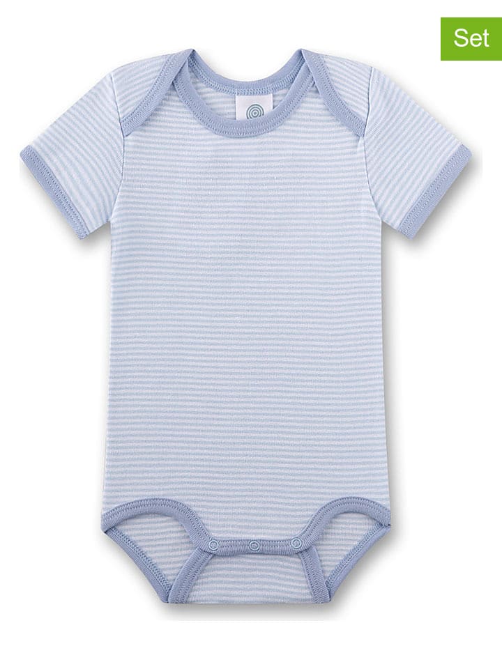 Sanetta 2er-Set: Bodys in Hellblau - 62