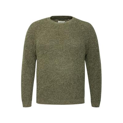 Strickpullover BLEND "Strickjacke BHBPullover", Herren, Gr. 6XL, grün (forest night), Obermaterial: 100% Baumwolle CO., Strickjacken Strickpullover