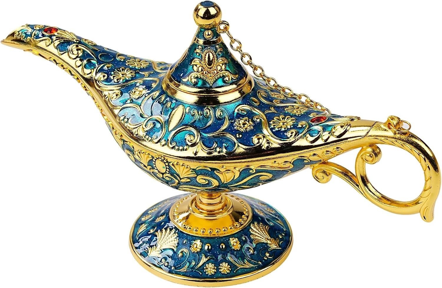 Mini Aladdin Wonderlamp Decoratieve Metalen Olie Lamp voor Sfeervolle Verlichting
