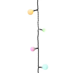 MARELIDA LED Lichterkette Berry 120 Mini Kugeln 3 Größen 9m Außen Deko Baumbeleuchtung