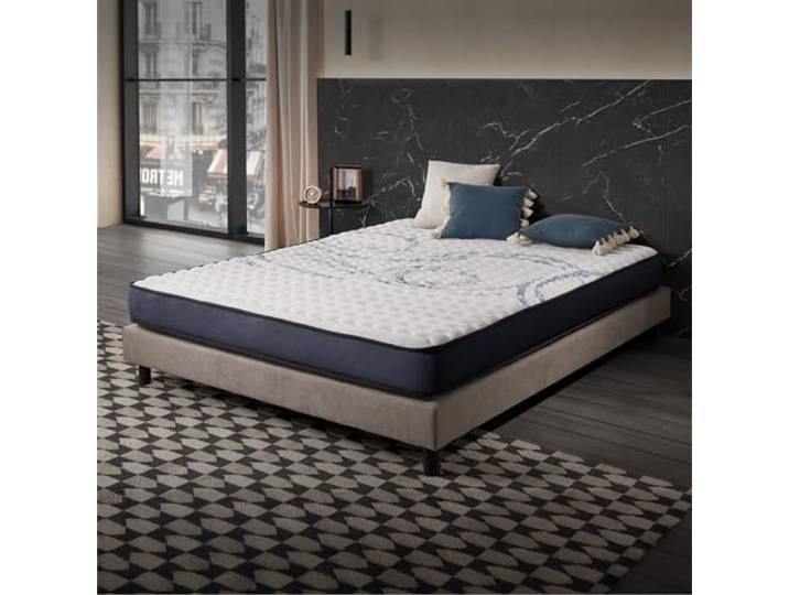 Naturalex - PerfectSleep - Matratze 90x200 cm - Höhe 15 cm Kaltschaummatratze - 90x200 cm H2 - Matratze 90x200 - Öko-tex Zertifiziert - Latex Blue 7 Zonen