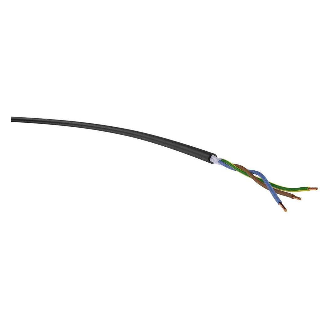 VER H05RR-F 3G0,75 Ri. 50 Energieleitung H05RR-F 3 G 0.75 mm² Schwarz 50 m (50 m) (VER H05RR-F 3G0,75 Ri. 50)