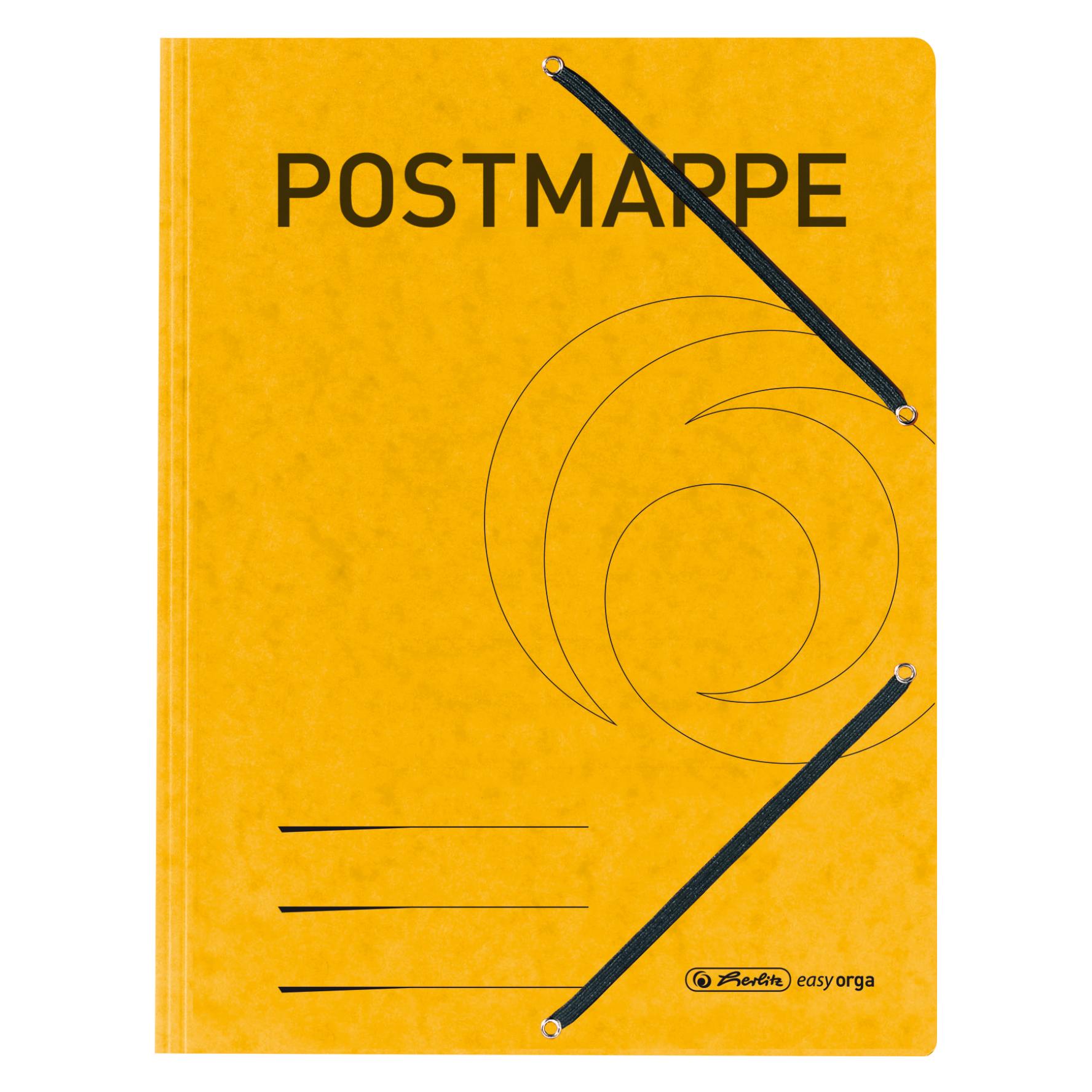 Pelikan Herlitz Einschlagmappe 11255593 m.G. DIN A4 Postmappe gelb (A4) (11255593)