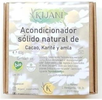 Kijani Acondicionador Sólido Cacao 60 gr