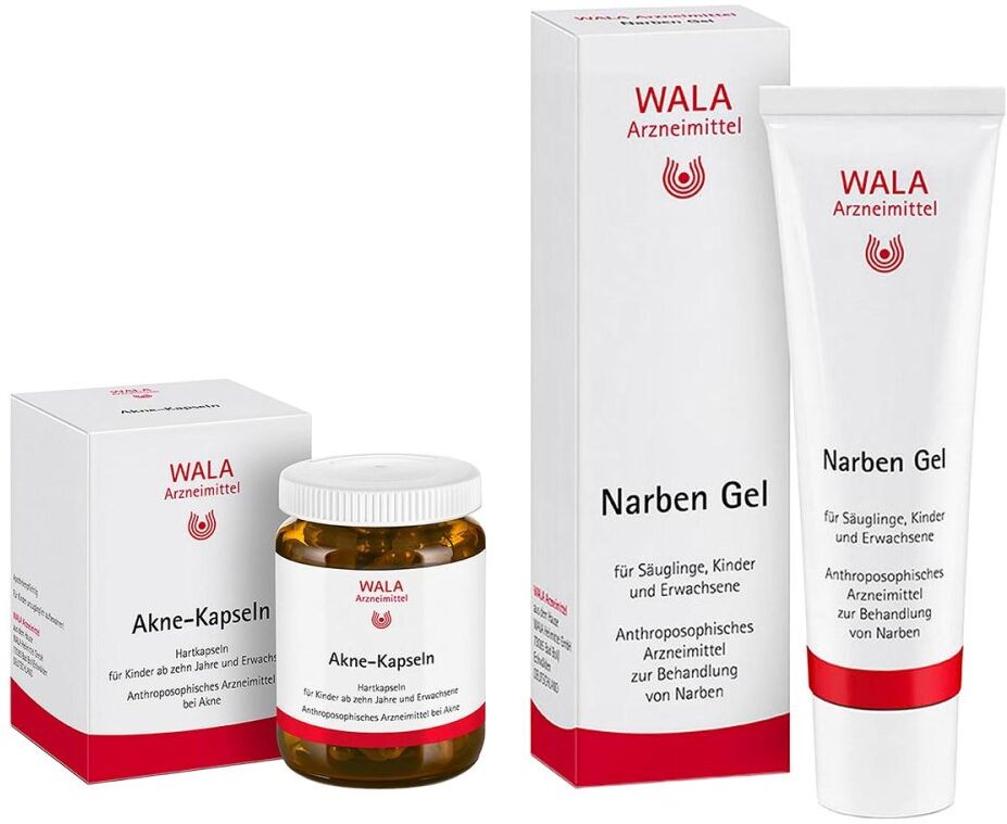 Wala Akne Kapseln + Narben Gel 1Set