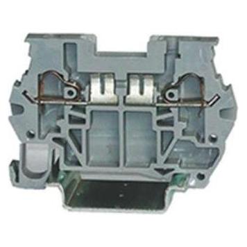 RS PRO Reihenklemme Grau, 4mm², 300 V / 24A, Feder (2624318)